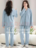 浪莎睡衣女士纯棉春秋季长袖长裤可外穿两件套家居服冬款大码套装 实拍图