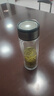 【京东物流配送】高硼硅双层玻璃杯大容量泡茶杯水杯子茶水分离杯 【双层加厚】茶杯350ml1只 实拍图