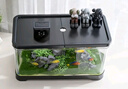 阔庭（KUOTING）鱼缸懒人鱼缸家用客厅办公室水培吊篮金鱼缸过滤鱼缸黑色款 实拍图