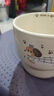 网红新款叠叠马克杯宿舍家用可爱狗陶瓷杯水杯礼物茶杯咖啡杯 奶油色 1个 280ml 奶白礼帽小狗叠叠杯【无盒装】 实拍图