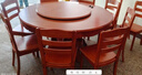 歆菲逸 实木餐桌家用圆形转盘餐桌椅组合吃饭桌中式圆桌餐厅家具桌子 1.5米餐桌+10椅带转盘 实拍图