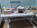 尊眠（ZUNMIAN）儿童学习桌书桌写字桌电脑桌课桌【实木可升降】大白桌1.2*0.7m 实拍图