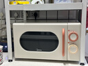 美的小滋味系列微波炉变频家用小型奶油风百搭复古转盘式一级能效低频轻音20L预制菜加热（M2H1） 实拍图