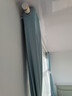 未来式窗帘罗马杆一整套卧室飘窗窗帘遮光客厅2025新款带杆高级感免打孔 静谧蓝-送罗马杆（当天发货） 【定制/单片/其他颜色/不要杆咨询客服】 实拍图