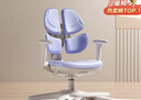护童（Totguard）儿童学习椅可调节升降学生四背坐姿椅  G985Ultra_奇思蓝 含脚踏 实拍图