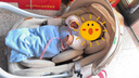 怡戈（Ekobebe）小元宝婴儿提篮式儿童安全座椅汽车用宝宝车载睡篮新生儿0-15个月 护脊版-奶油米【一篮三用】 实拍图