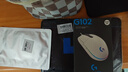 罗技（G） G102二代有线游戏鼠标RGB流光灯效中小手轻量化电竞游戏鼠标轻量化即插即办公游戏通用 G102白色(二代升级版） 实拍图