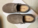 百丽厚底保暖毛毛鞋女2025冬新二层牛皮复古勃肯鞋JD009DM5 灰单里 36 实拍图