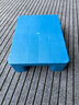 实承平板塑料托盘4030防潮板仓库垫板叉车板栈板卡板货架冷库地堆托板40*30*12蓝色 实拍图