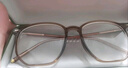 四万公里防蓝光眼镜女士冷茶色素颜眼镜显脸小平光镜配近视眼镜框护目镜 实拍图