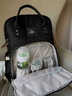 圣爱贝（Alamom）妈咪包超大容量轻便时尚多功能外出双肩背妈妈母婴包待产包奶爸包 普伦黑Plus（全家出行总管丨30L大容量） 实拍图