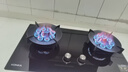 康佳（KONKA）燃气灶煤气灶双灶家用 5.0kW大火力匀火魔碟灶可翻盖清洁 九腔铜火盖大面板 JZY-KEH09（液化气） 实拍图