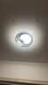 四季沐歌（MICOE） 照明轻奢客厅卧室吸顶灯具套餐led现代白色奶油风大气简约中山 64W 双圆 三色调光φ40cm 实拍图