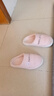 【福利价】小熊小兔棉拖秋冬季情侣保暖学生男拖鞋女居家棉拖鞋 小熊小兔棉拖-粉色 38-39 适合37-38 实拍图