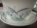 MULTIPOTENT功夫茶具三才盖碗手绘青花兰花薄胎瓷泡茶碗 实拍图