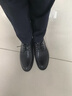 宜驰（EGCHI）皮鞋男士商务休闲正装英伦耐磨舒适通勤鞋子男 1618 黑色 40 实拍图