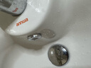 BSITN铜面盆溢水口塞子止逆阀挡板洗手洗脸盆溢水口通用防臭配件BP018 实拍图