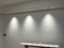 雷士（NVC）LED射灯嵌入式背景墙天花灯12瓦暖白未来光全光谱护眼灯开孔75mm 实拍图