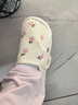 爱宝适月子鞋春秋冬孕产妇加厚软底鞋包跟拖鞋家居鞋可外穿36-37码 M421 实拍图