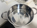 爱仕达火锅304不锈钢清汤火锅盆26CM火锅燃气电磁炉通用FS26A1WG 实拍图