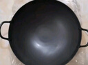 美菱（MeiLing）双耳商用大铁锅章丘手工锻打无涂层炒锅熟铁圆底燃气炉炒菜锅45cm 实拍图