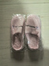 小熊兔子卡通棉拖鞋家用室内厚底保暖防滑毛毛拖鞋踩屎感棉拖鞋女 粉色 40-41 【平时适合39-40】 实拍图