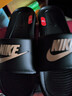 耐克男子 运动拖鞋 NIKE VICTORI ONE SLIDE运动鞋CN9675-006黑44 实拍图