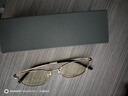米家小米防蓝光眼镜 平光无度数手机电脑防辐射眼镜男女 金色 实拍图