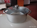 【加高】不锈钢汤锅加厚家用加高煲汤大容量煮粥炖锅 大号【24cm】汤锅+玻璃盖 实拍图