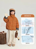 布丁哈鲁女童格纹袖口简约加厚羽绒服秋冬新品中大童宽松柔软百搭外套上衣 实拍图