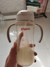 贝亲（Pigeon）自然成长翻盖直饮吸管 大童奶瓶330ml 经典款 18月+  AA278 实拍图