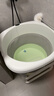 奔麦(派送上门)泡澡桶成人洗澡桶折叠浴桶可坐躺婴儿童游泳桶家用宝宝 升级感温【加高款】可折叠丨灰 实拍图