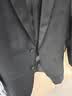 罗蒙西服套装男修身职业正装男士西装商务伴郎服新郎服结婚礼服潮男装 实拍图