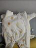 童泰新生婴儿衣服连体衣夹棉秋冬季0-6月初生宝宝纯棉加厚哈衣爬服 黄色暖阳 59cm (建议1-3个月身高55-60cm) 实拍图