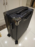 ATHT行李箱男小型旅行箱飞机商务登机箱18英寸密码拉杆箱女皮箱子黑色 实拍图