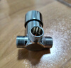 全铜壳体二进一出分水器 冷热混水阀三通角阀热水器小厨宝水龙头 G款 三口都是外丝 可关水 实拍图