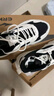 鸿星尔克运动鞋秋季男鞋透气运动鞋轻便跑鞋百搭老爹鞋男子休闲鞋桀骜2.0 正黑/微晶白 42 实拍图