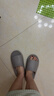 优调拖鞋男足弓支撑居家防臭夏季浴室洗澡防滑情侣拖鞋女 浅灰色40-41 实拍图