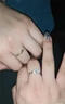 戚小米刻字情侣戒指男女款一对对戒男女开口结求订婚新年节实用生日礼物 情侣一对 实拍图