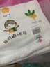 洁丽雅卡通印花纯棉A类婴儿童巾洗脸洗澡面巾一面纱布一面毛圈小毛巾4条 实拍图