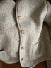 优衣库女装仿羊羔绒摇粒绒圆领开衫/外套472938 481025 472938/30浅米色 2XL 实拍图