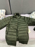 京东京造【air+零压羽绒】轻薄羽绒服男外套冬立领白鸭绒 橄榄绿M 实拍图