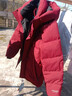 雅鹿【雅鹿专版】红色短款羽绒服2025冬季加厚款90绒时尚洋气保暖外套 红色【男女同款】 XS （建议80-105斤） 实拍图