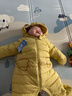 迷你巴拉巴拉三防连体羽绒服男女童婴儿宝宝羽绒服连体衣萌趣外套2025新品 实拍图