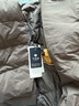 千仞岗秋冬季羽绒服中长款外套女士百搭休闲气质显瘦撞色反季保暖防寒服 哥特灰 S (160) 实拍图