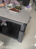 火焰山2025新款电暖桌正方形电炉取暖桌电炉桌家用电暖炉烤火桌多功能取暖方桌电火炉电烤桌节能省电 火麒麟90*90【灰色+语音升降+电磁炉+防烫】 实拍图