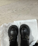 百丽（Belle）张凌赫推荐黑巧乐福鞋女商场款牛皮厚底jk鞋E1Z1DCM5 黑色 36 (230mm) 实拍图