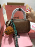 芭比（Barbie）包包女包复古波士顿保龄球包斜挎2026新款手提包生日礼物送闺蜜 实拍图
