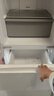 海尔（Haier）冰箱345升彩晶面板一级能效风冷无霜超薄家用法式多门双开门四门四开门小户型Leader系列电冰箱 钢化玻璃面板丨净味除菌丨升级款丨 345升 实拍图