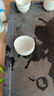 苏氏陶瓷羊脂玉白瓷功夫茶杯小碗杯陶瓷品茗杯6个装（简装）J0929 实拍图